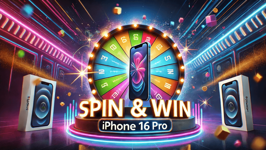 Spin To Win an iPhone 16 Pro