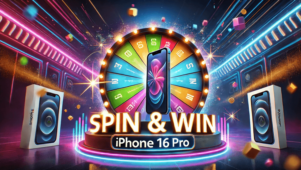 Spin To Win an iPhone 16 Pro